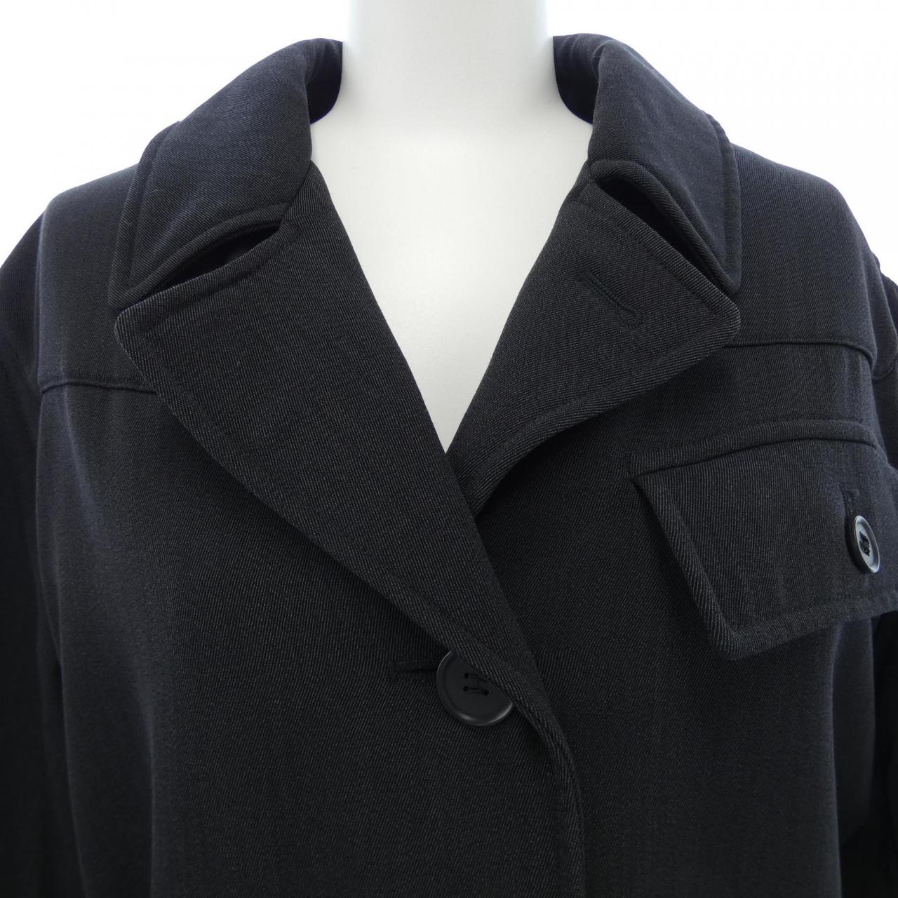 エルメス ウールコットンカシミヤコート38