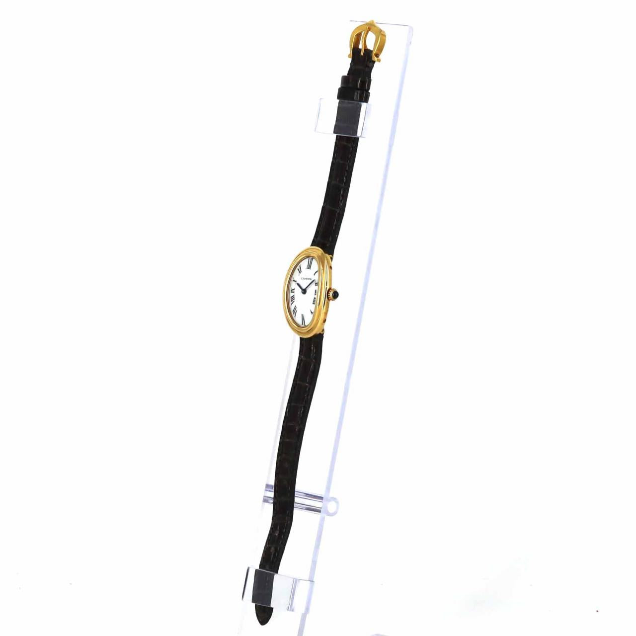 カルティエ バニュワール Au750 手巻き