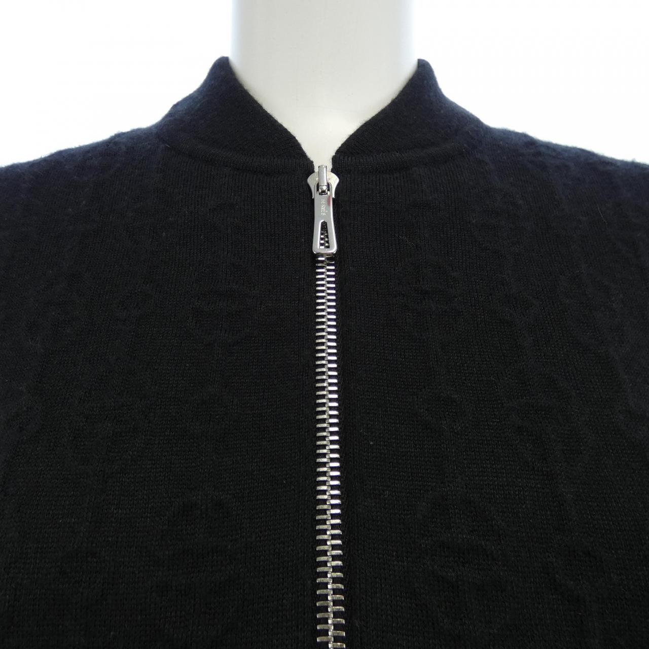 エルメス カシミヤ混ジャケット