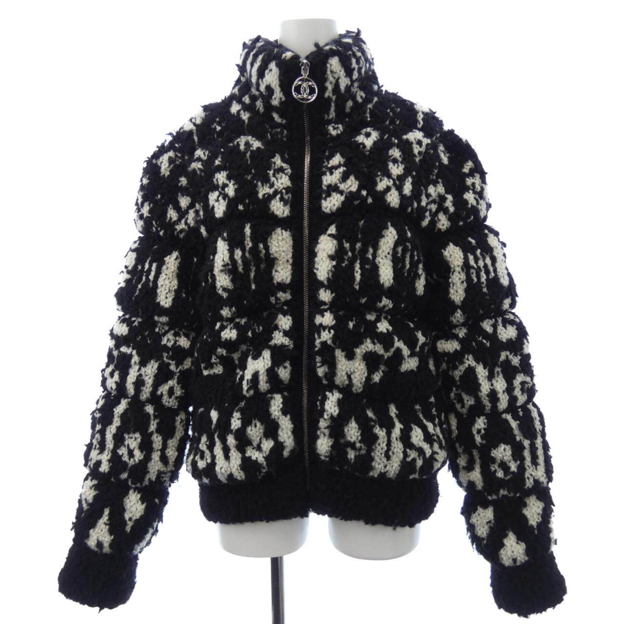 シャネル カシミヤ混ブルゾン