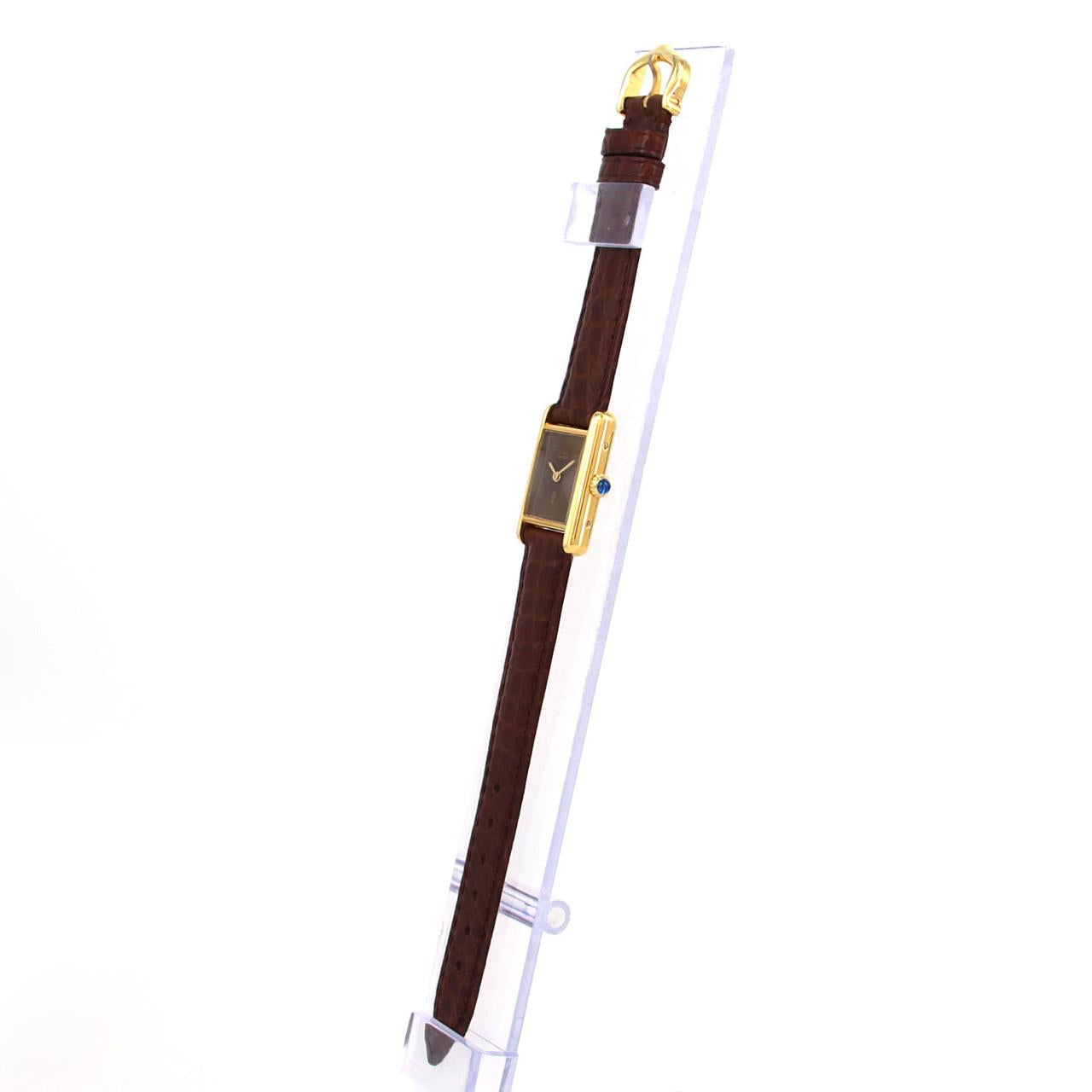 カルティエ マストタンク Au750 手巻