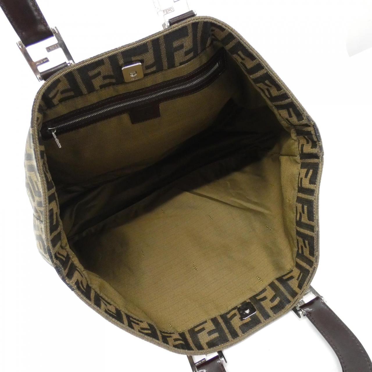 フェンディ ズッカキャンバス トートバッグ