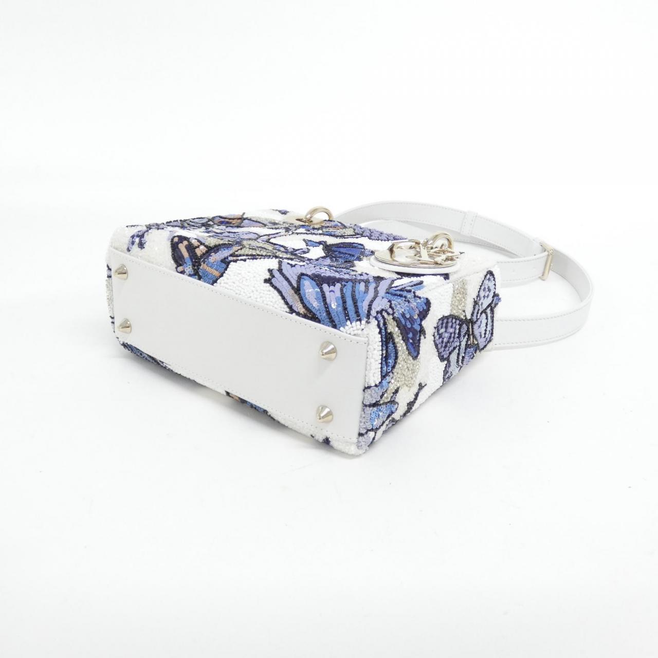 クリスチャン ディオール TOILE DE JOUY MEXICO ビーズ スパンコール レザー バッグ