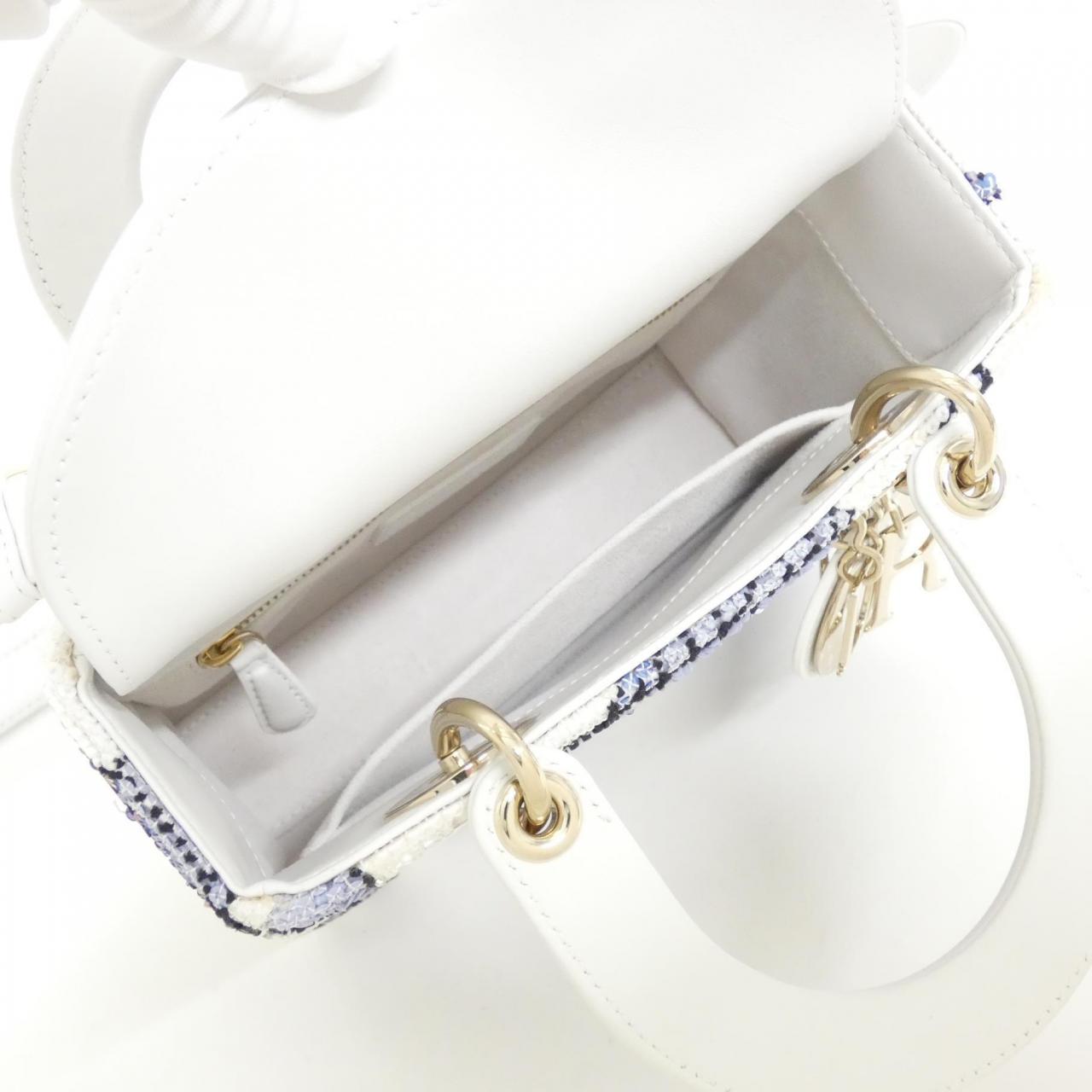 クリスチャン ディオール TOILE DE JOUY MEXICO ビーズ スパンコール レザー バッグ