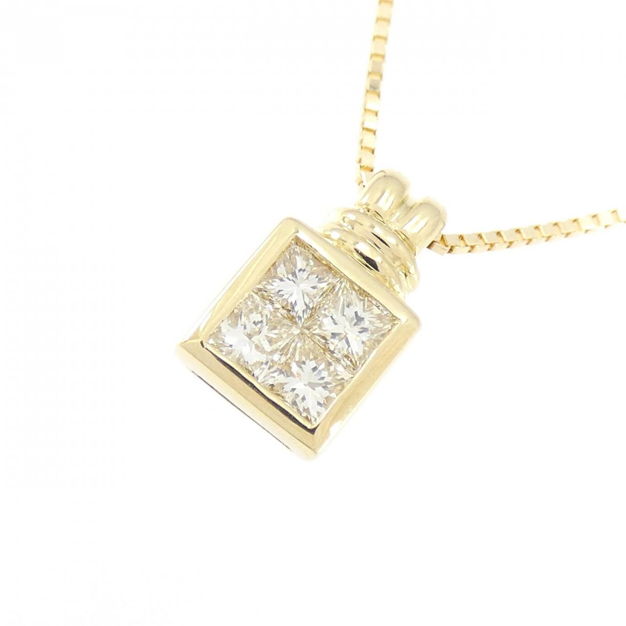 K18YG ダイヤモンドネックレス