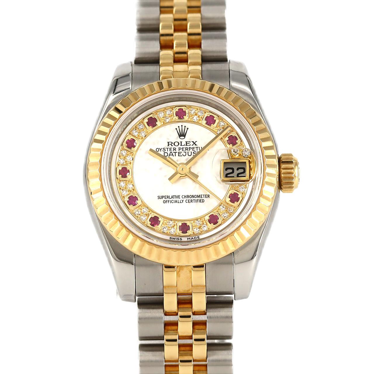 ロレックス デイトジャスト ステンレス x イエローゴールド