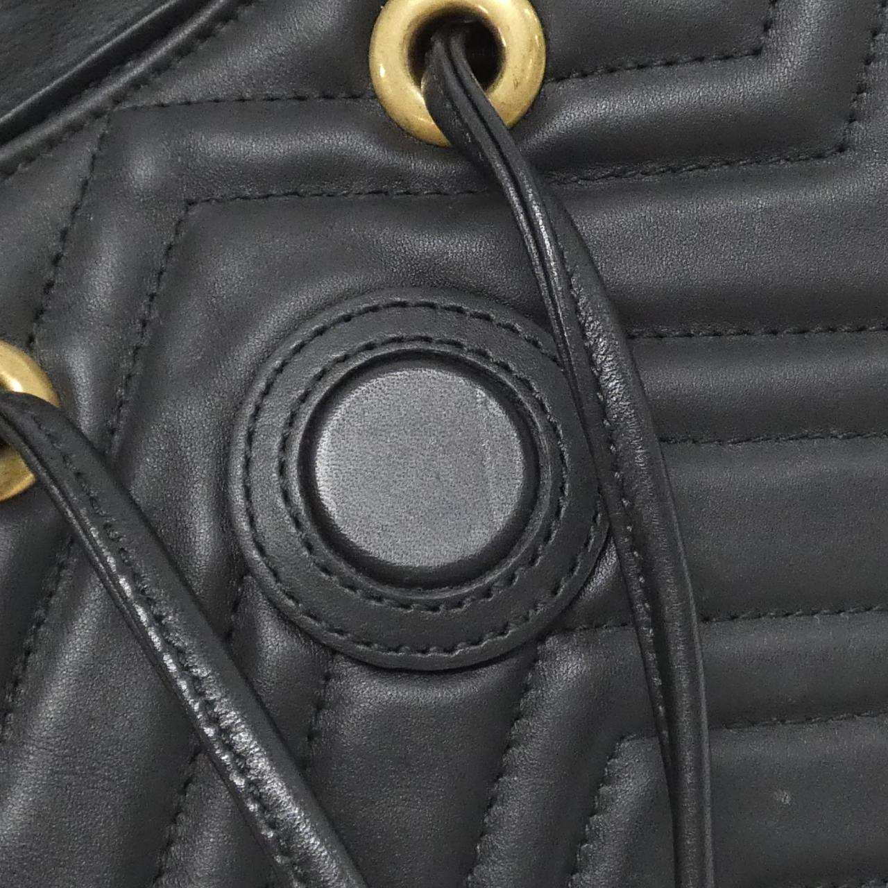 グッチ GGマーモント レザーリュックサック