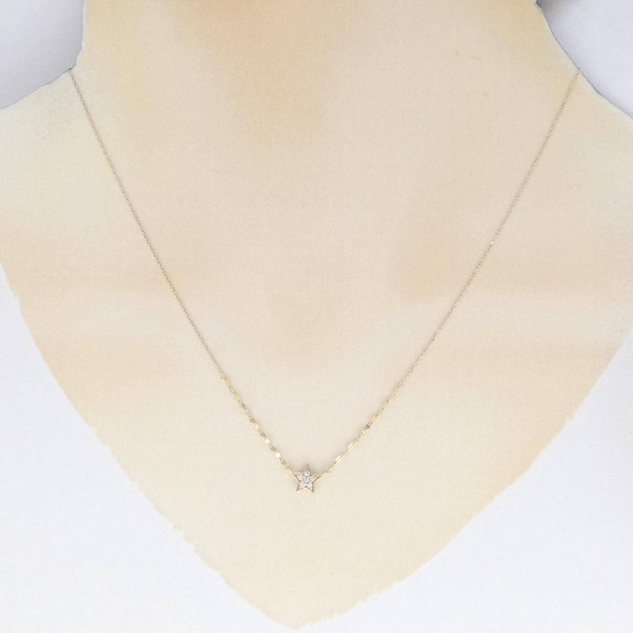 Lilas スター ダイヤモンド K10 ネックレス