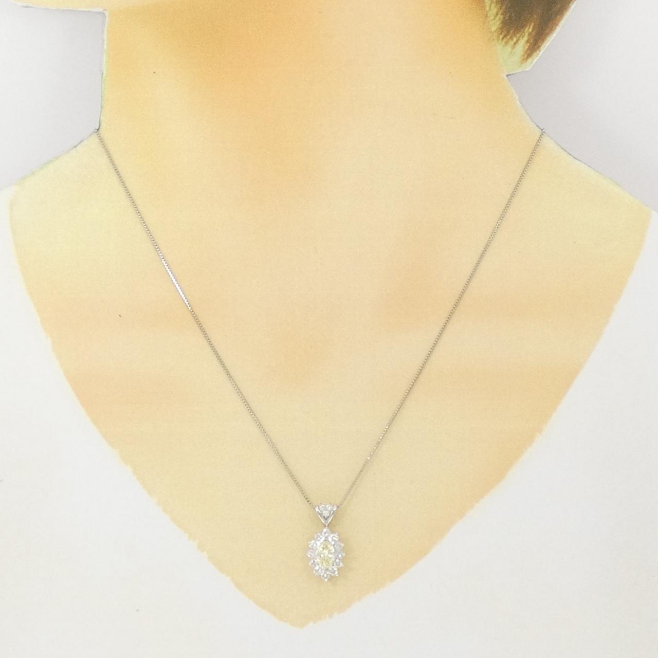 プラチナ850ダイヤモンドネックレス
