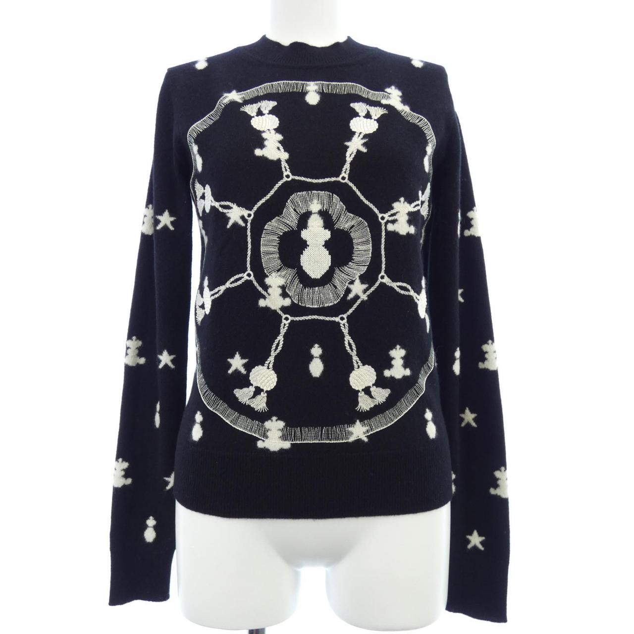エルメス POSTE ET CAVALERIE カシミヤニット
