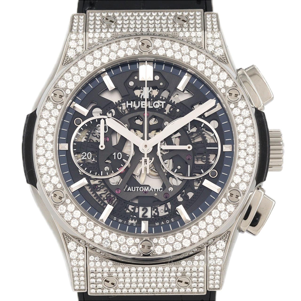 ウブロ クラシック フュージョン エアロ クロノ チタン