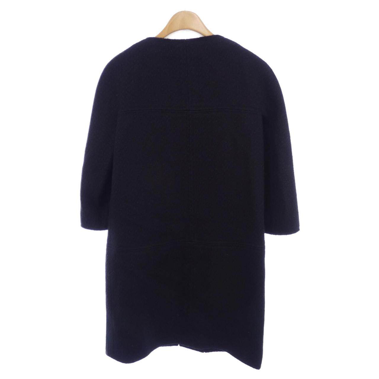シャネル シルク混コート