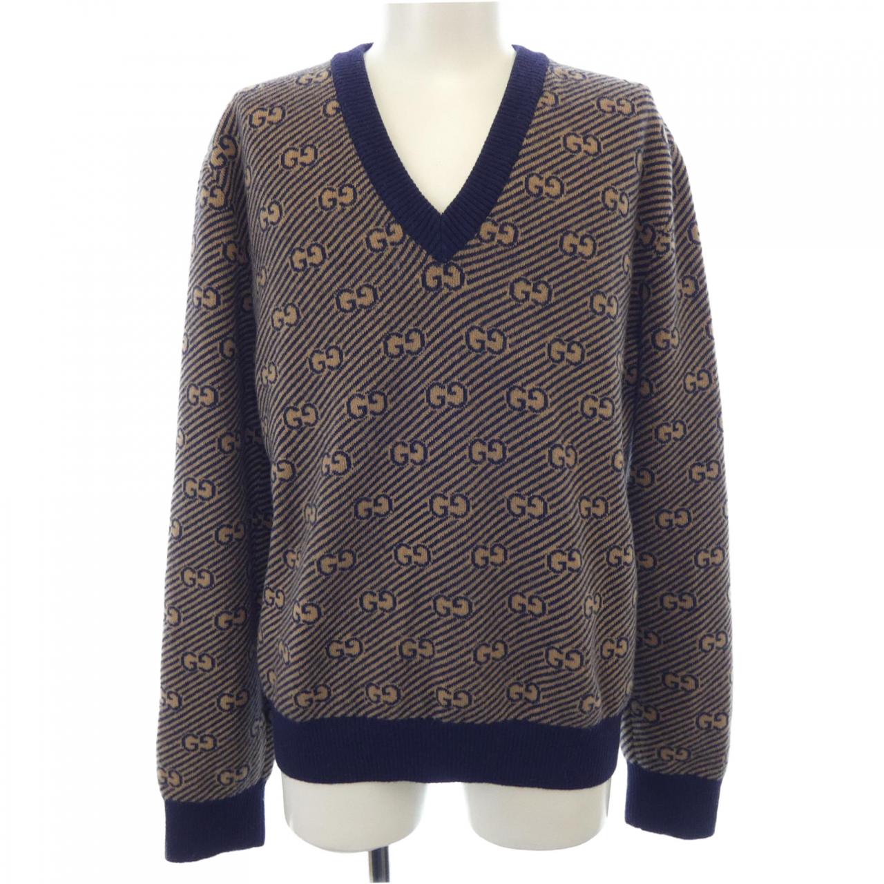 グッチ カシミヤ混ニット