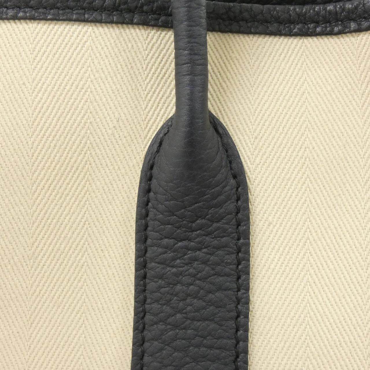エルメス ガーデンパーティ30 トワルシェブロン ネゴンダ トートバッグ