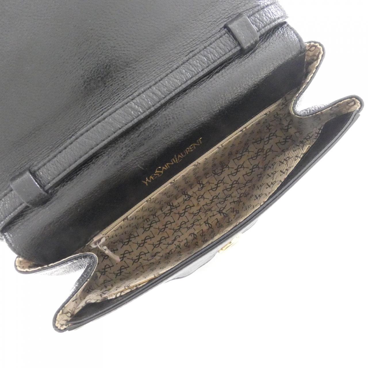 サン・ローラン レザーショルダーバッグ