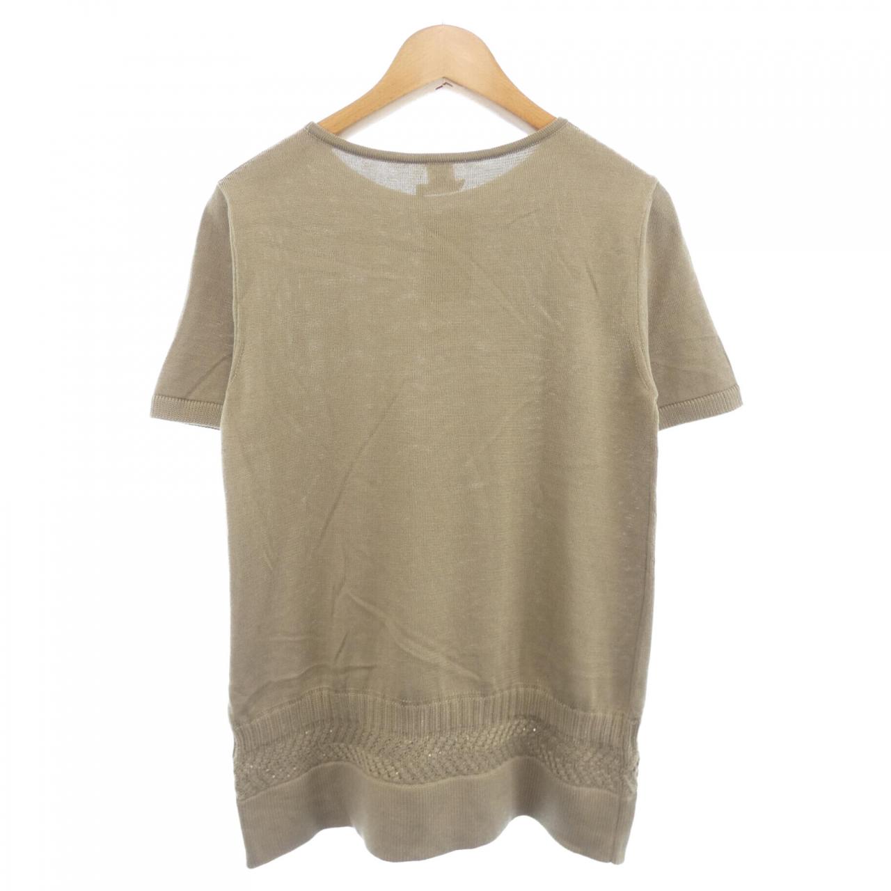 エルメス シルクニットトップス
