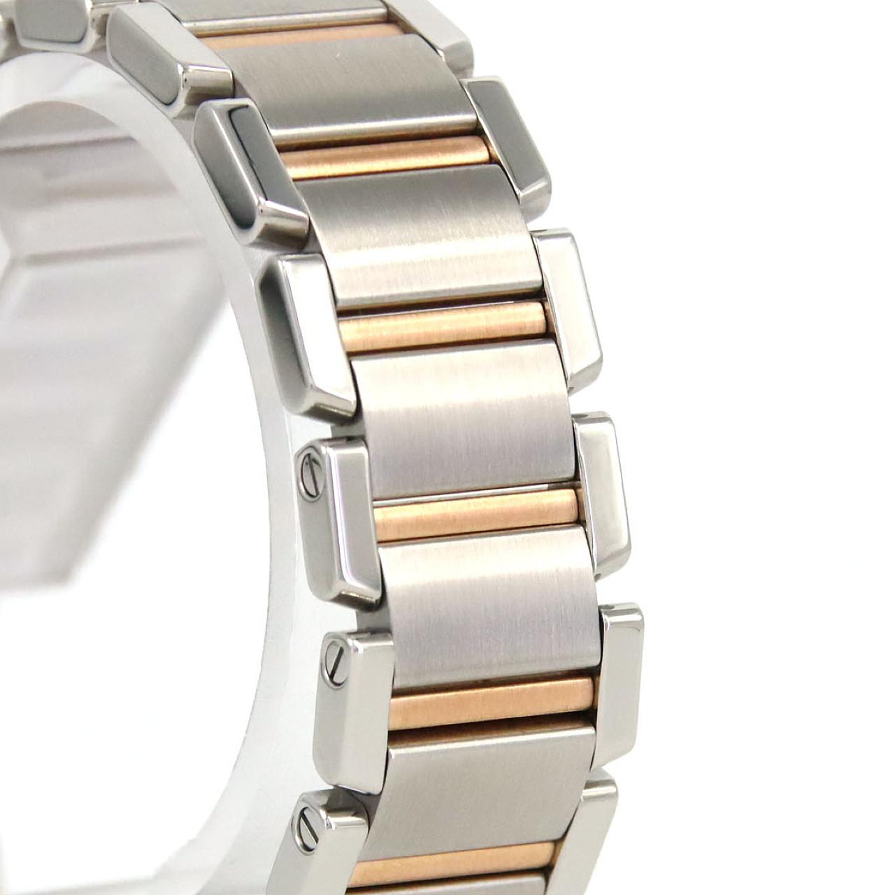 カルティエ タンク フランセーズ ステンレス x ピンクゴールド