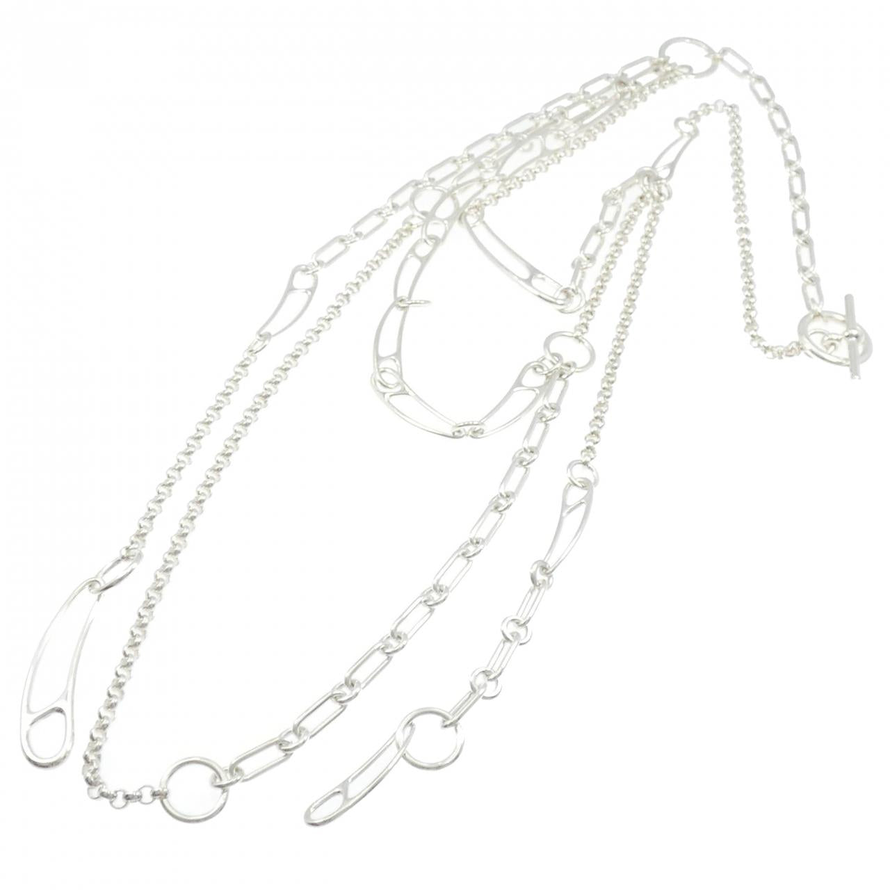 エルメス シェーヌダンクルパンクマルチ 925シルバー ネックレス