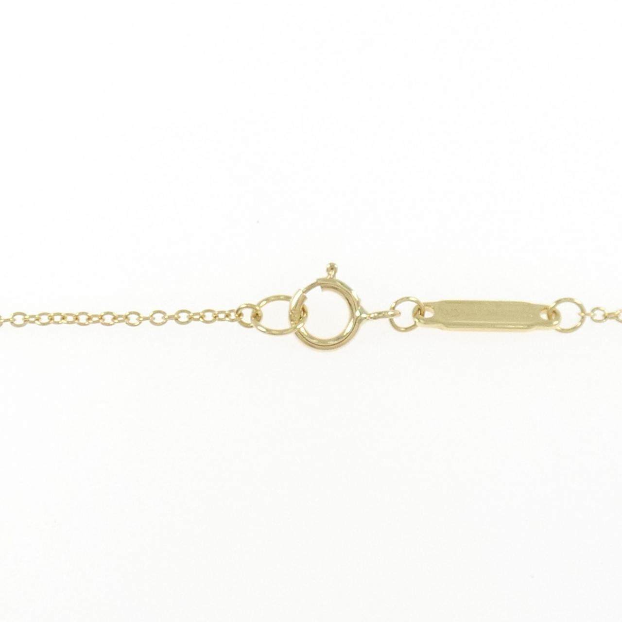ティファニー Tスクエア 750イエローゴールド ダイヤモンド ネックレス