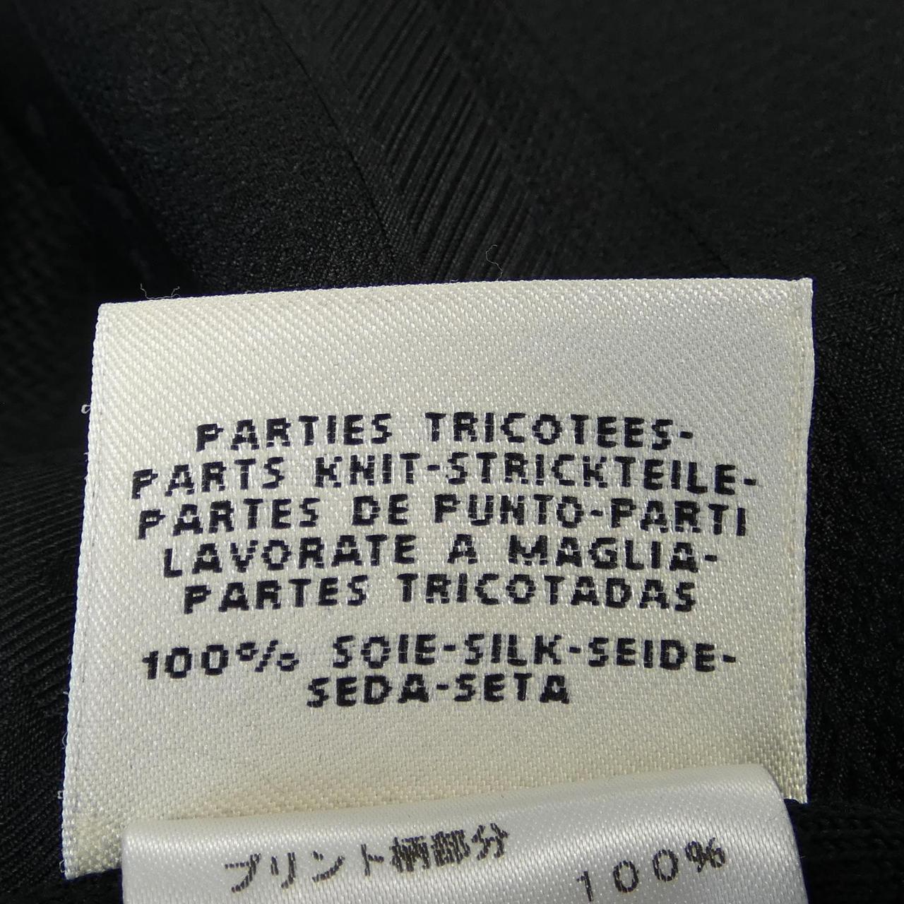 エルメス 87-7730ツイルレーヌ シルク ワンピース38