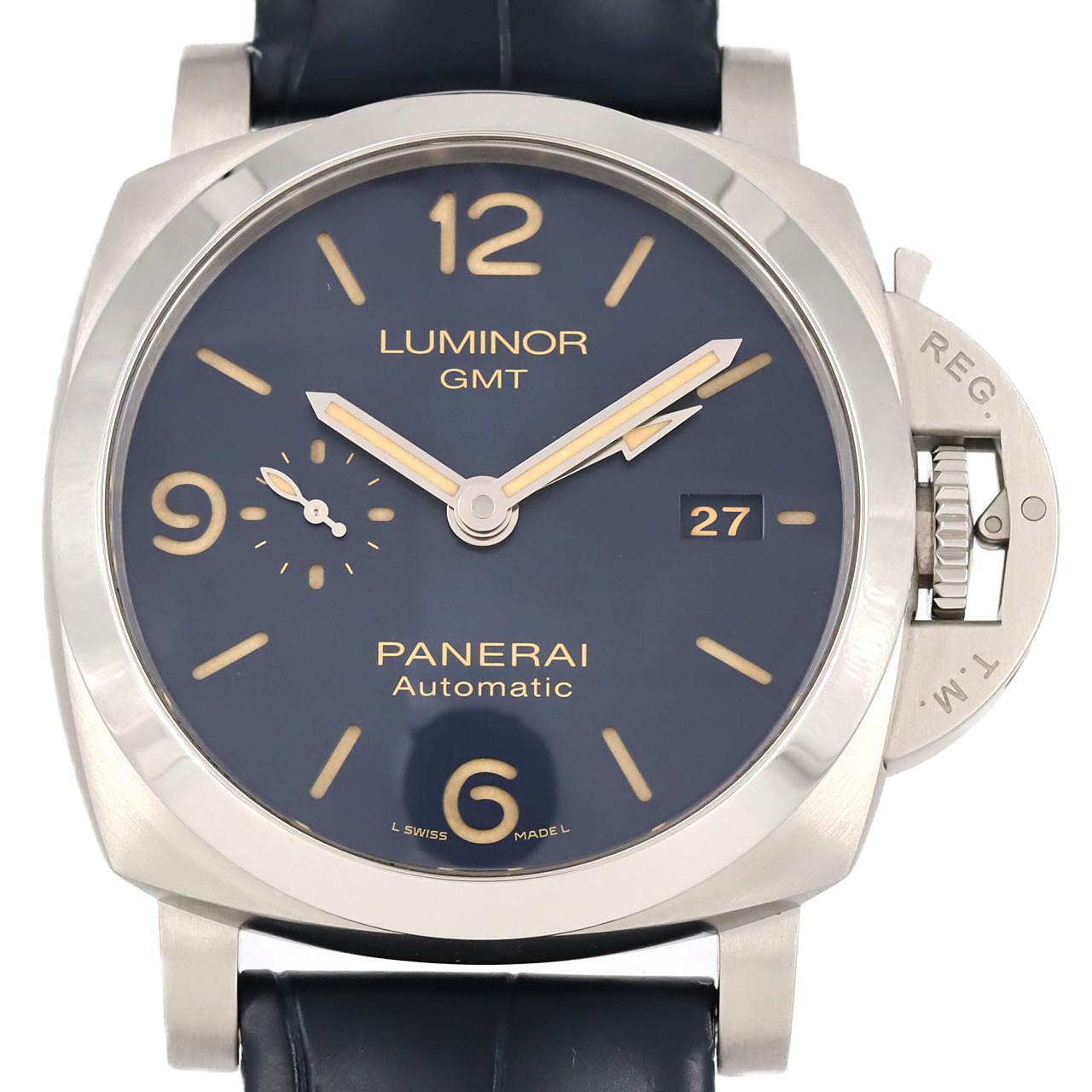 パネライ ルミノールGMT ステンレススチール メンズ腕時計