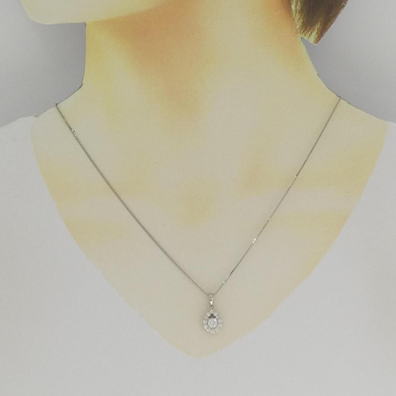 プラチナ ダイヤモンド ネックレス