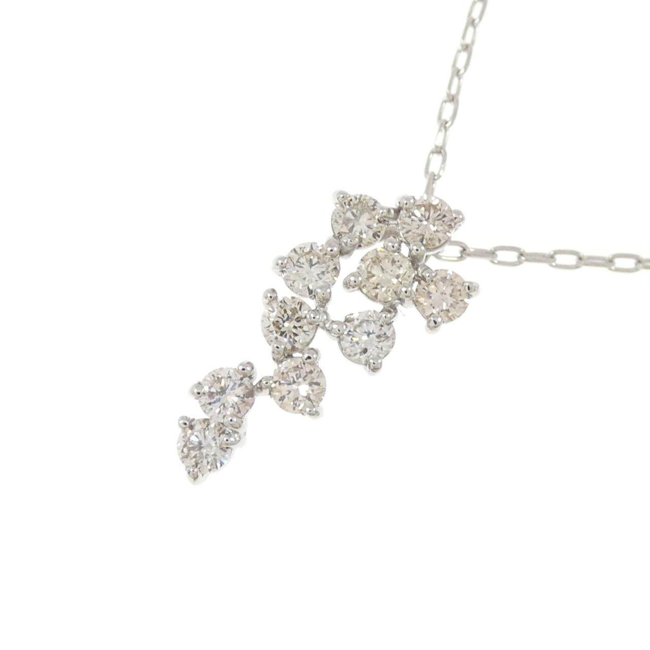 PT950 PT850 0.50CT ダイヤモンドネックレス