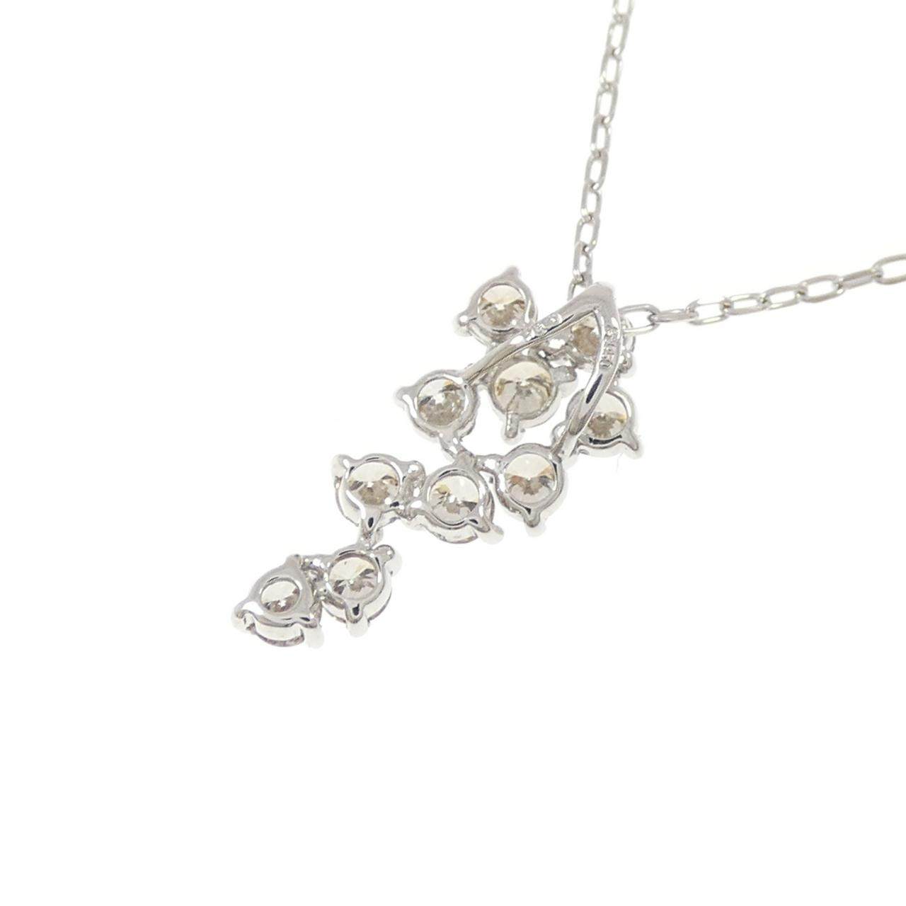 PT950 PT850 0.50CT ダイヤモンドネックレス