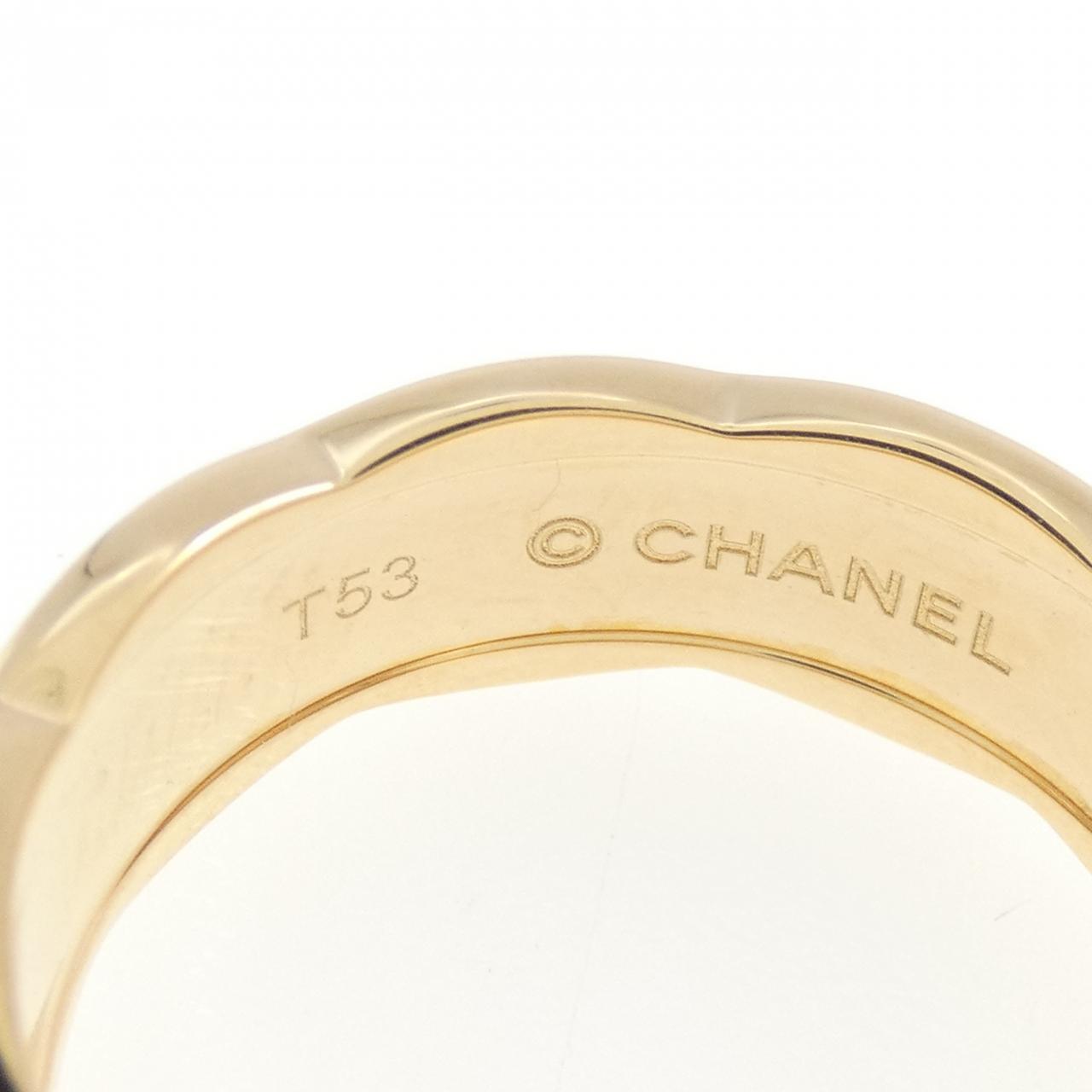 シャネル ココ クラッシュ Au750 ダイヤモンド リング サイズ 13