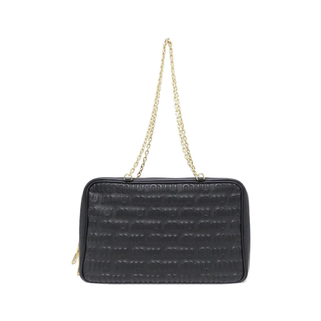 ミュウミュウ SOFTY LOGO ショルダーバッグ