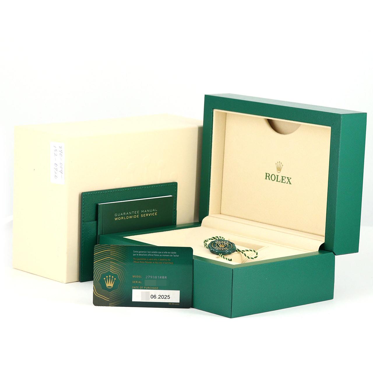 ロレックス デイトジャスト ステンレス スチール x ピンク ゴールド ウォッチ