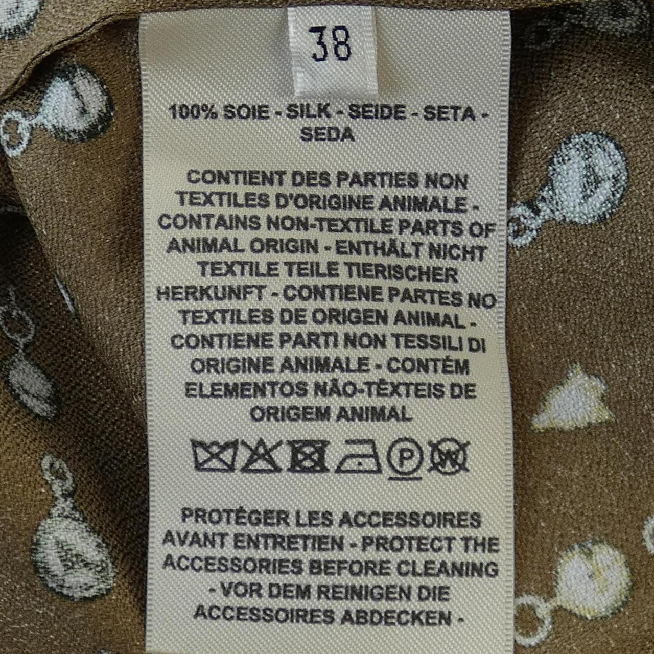 エルメス TRESOR DE MEDOR シルクワンピース