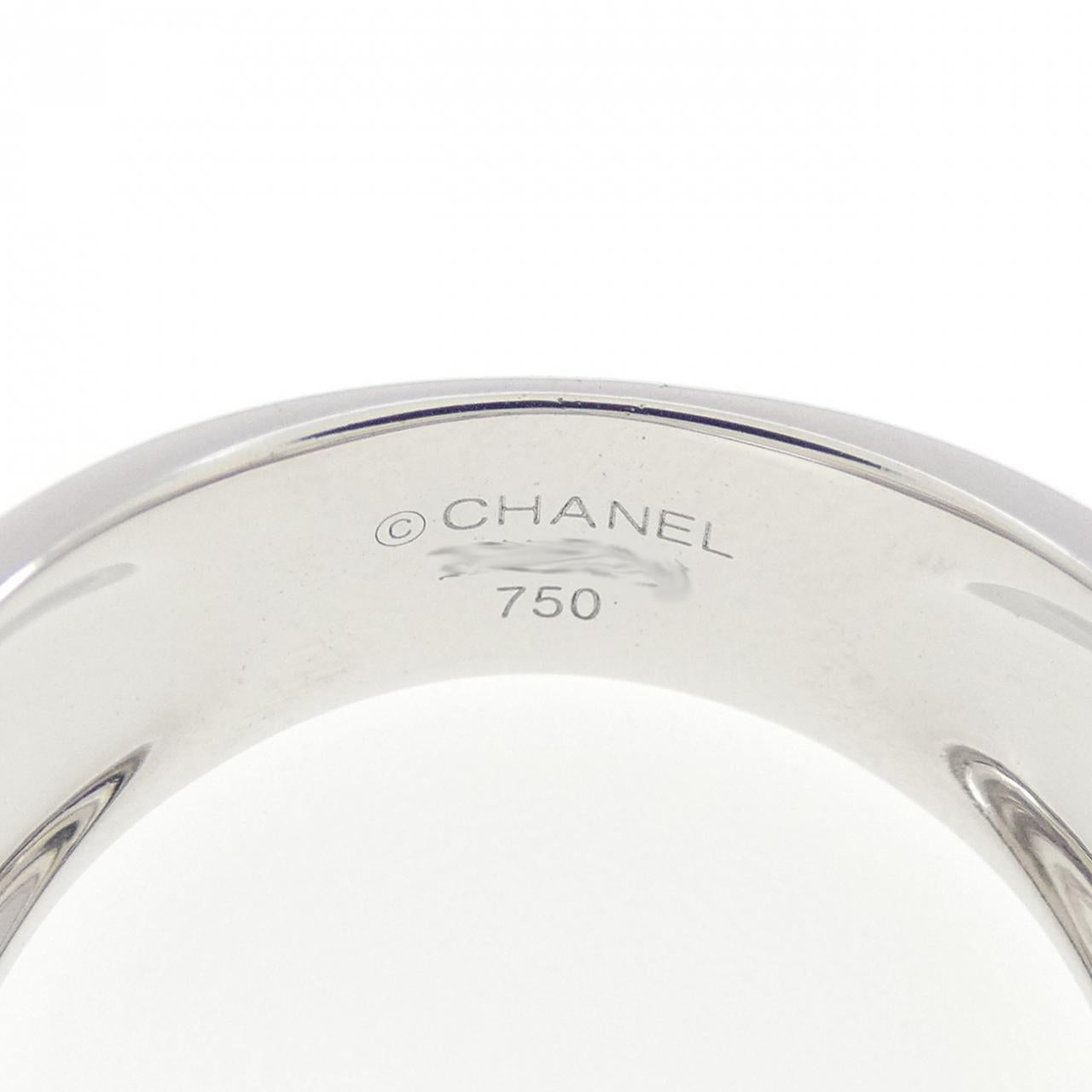 シャネル スリーシンボルズ 750ホワイトゴールド ダイヤモンド リング