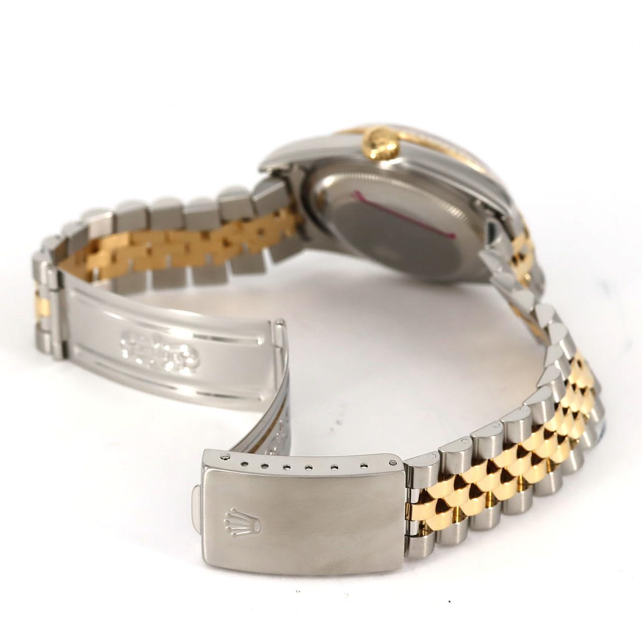 ロレックス デイトジャスト ステンレススチール x イエローゴールド