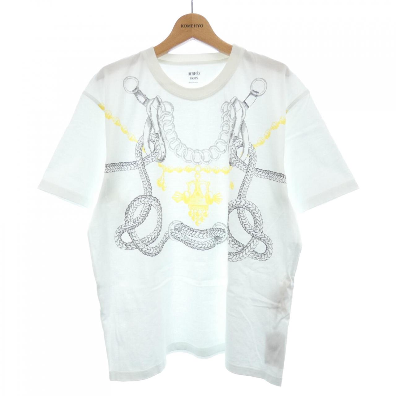エルメス パルフロワリミックス コットンTシャツ