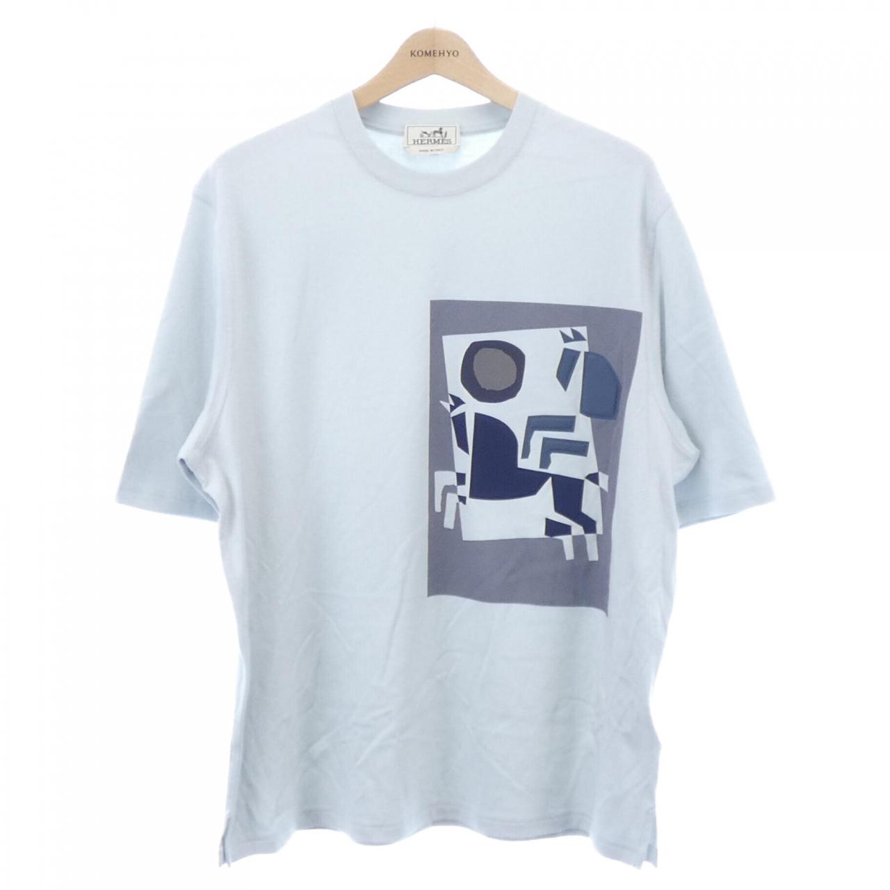 エルメス ヴェルキーラブ カシミヤ混 Tシャツ