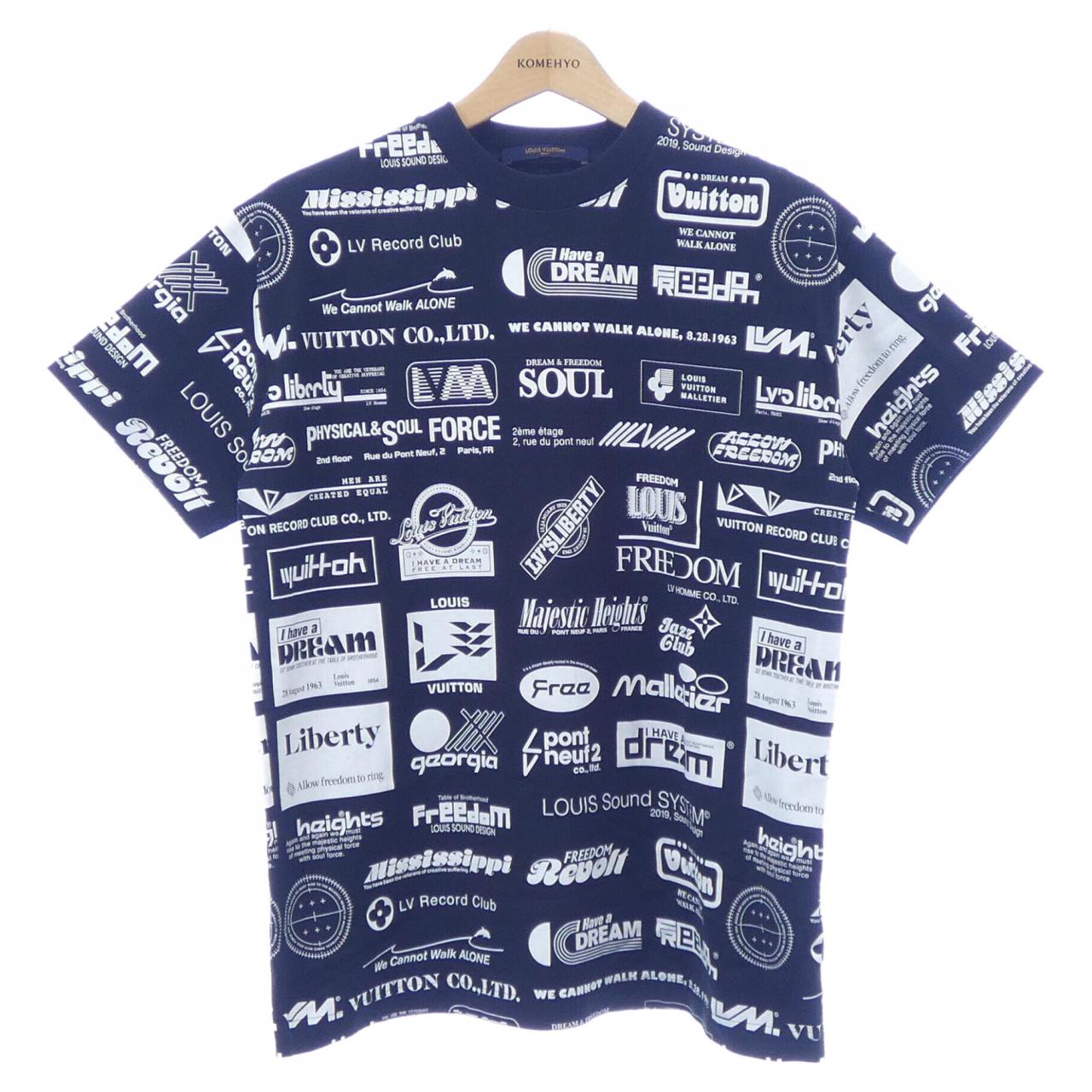 ルイヴィトン オールオーバーロゴ コットンTシャツ