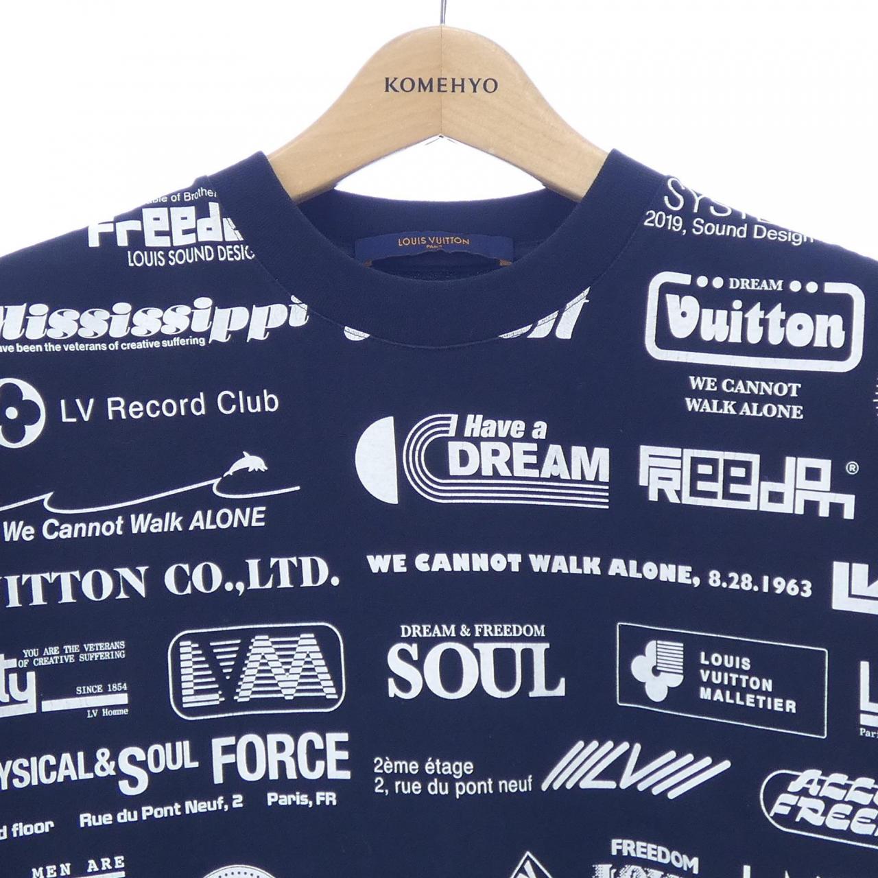ルイヴィトン オールオーバーロゴ コットンTシャツ