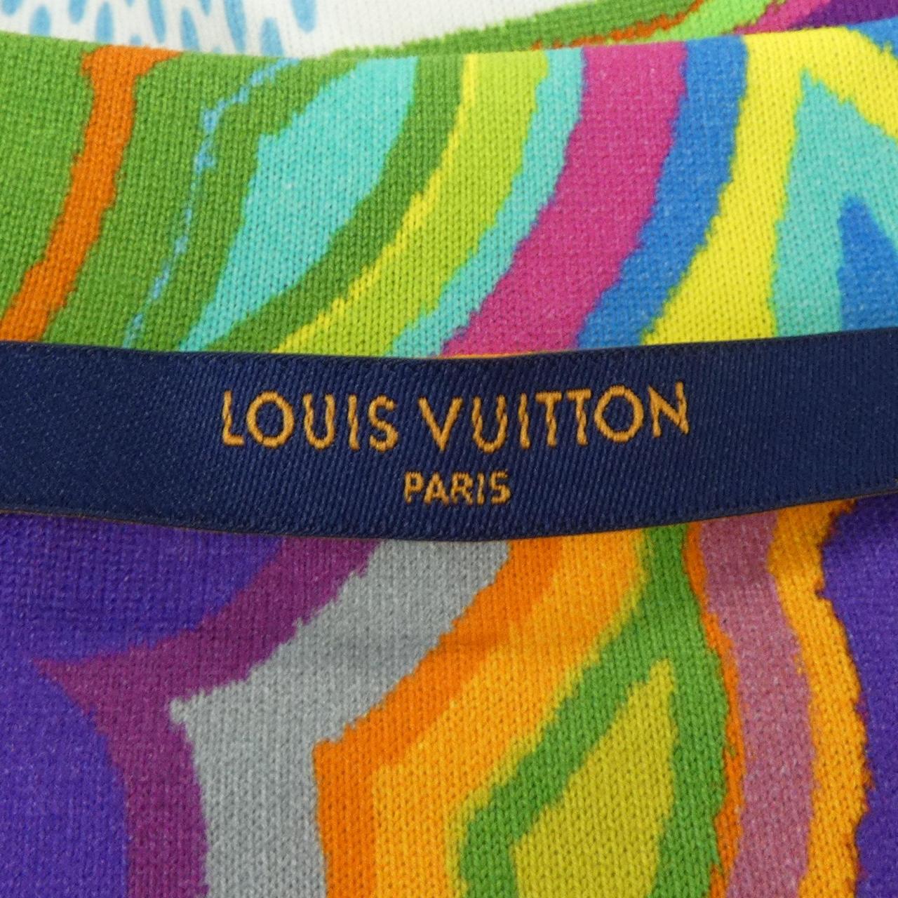 ルイヴィトン プリンテッドダミエLVT コットンTシャツ