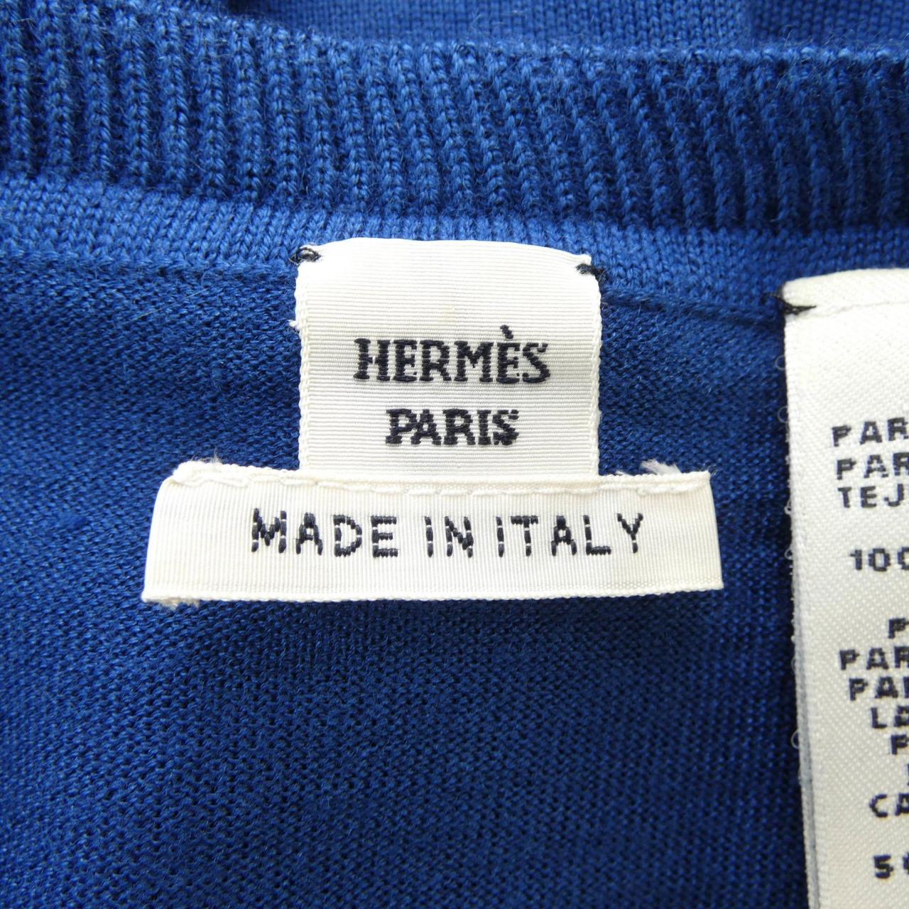 エルメス DIES ET HORE シルクカシミヤ トップス34