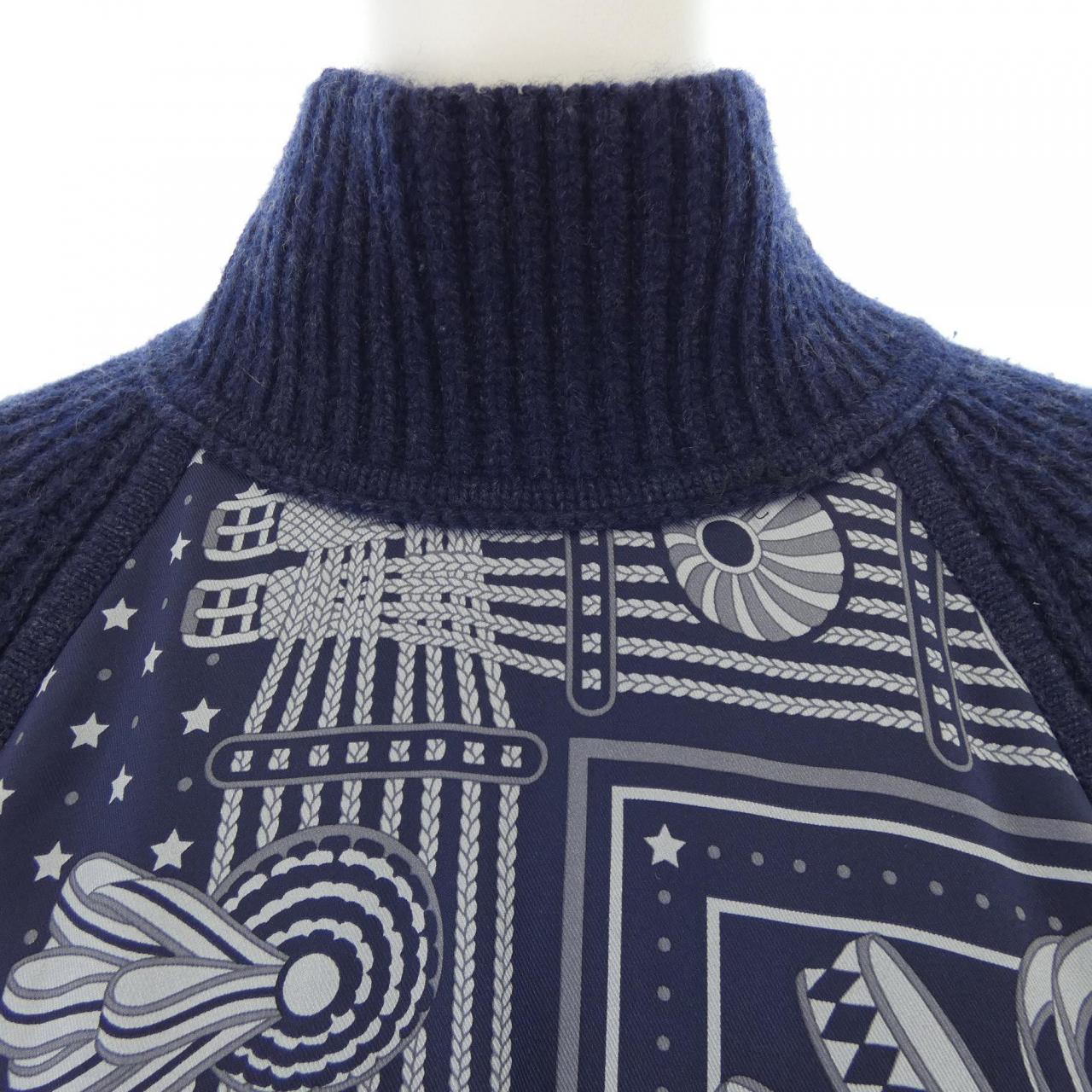エルメス シュヴァル ア ラ コルドー カシミア ニットウェア