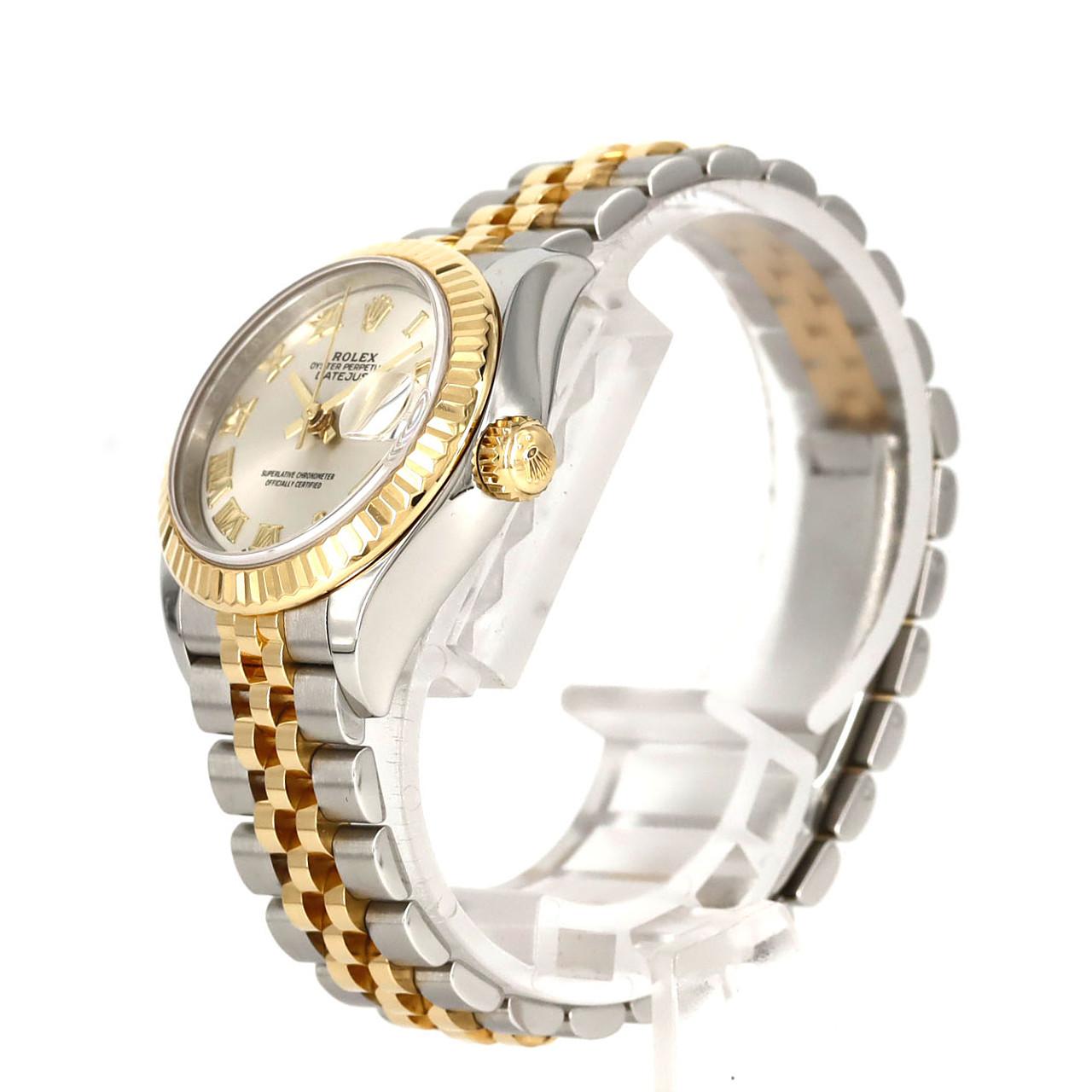 ロレックス デイトジャスト ステンレススチール x イエローゴールド