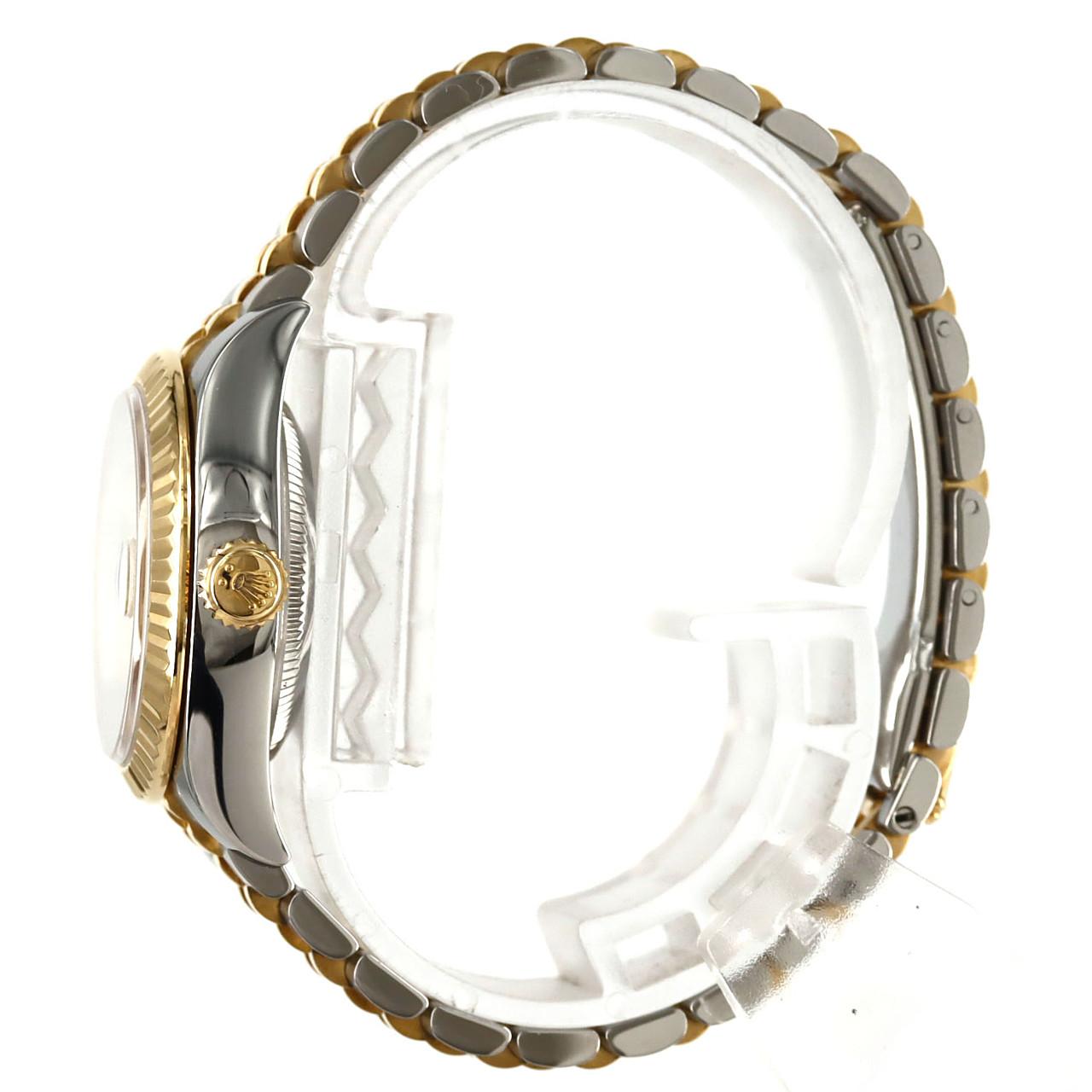 ロレックス デイトジャスト ステンレススチール x イエローゴールド