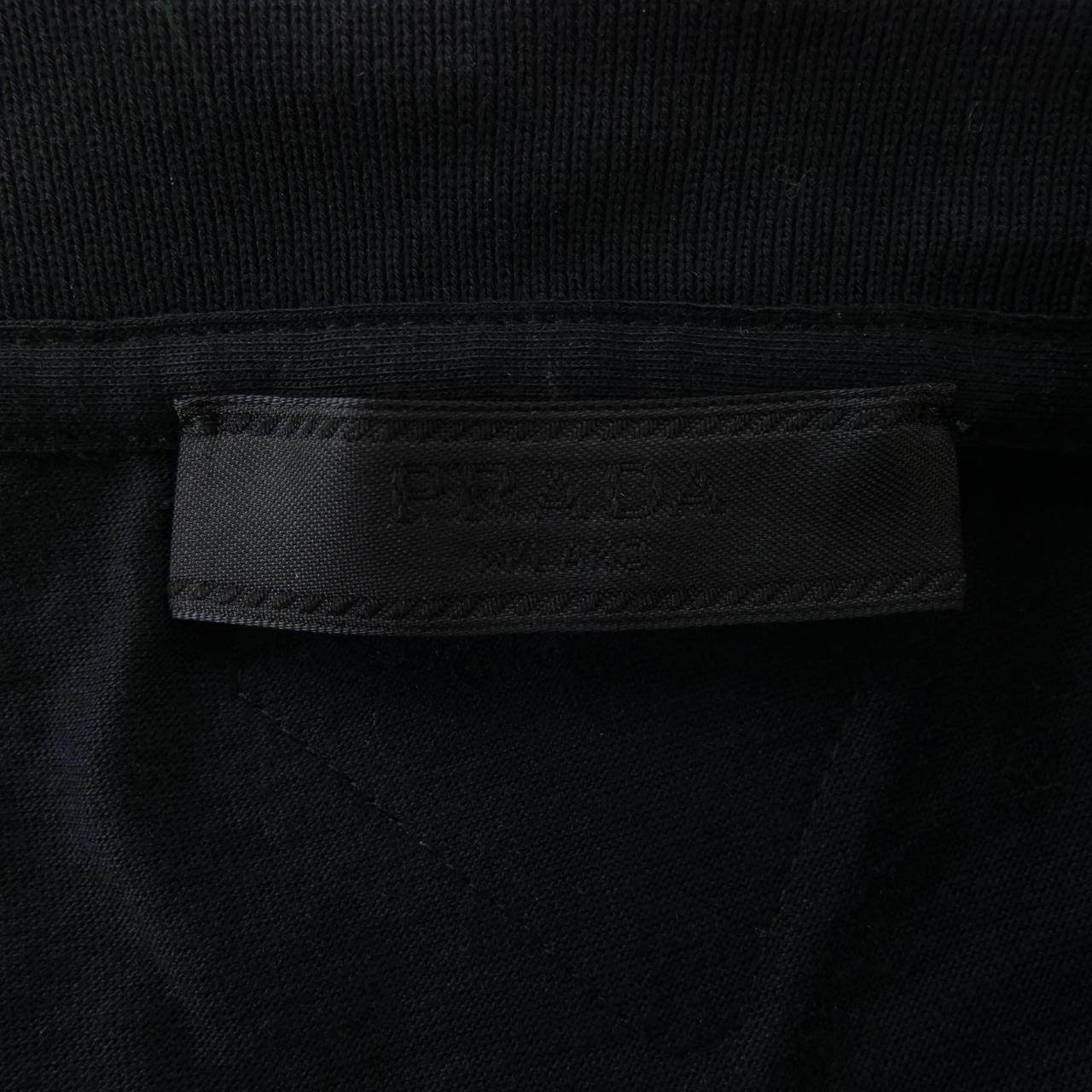 プラダ トライアングルロゴ コットンTシャツ