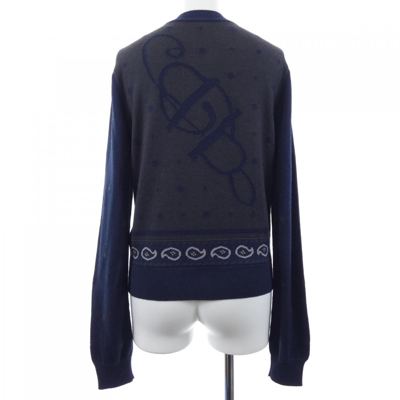 エルメス HARNAIS DE COUR シルクカシミヤカーディガン
