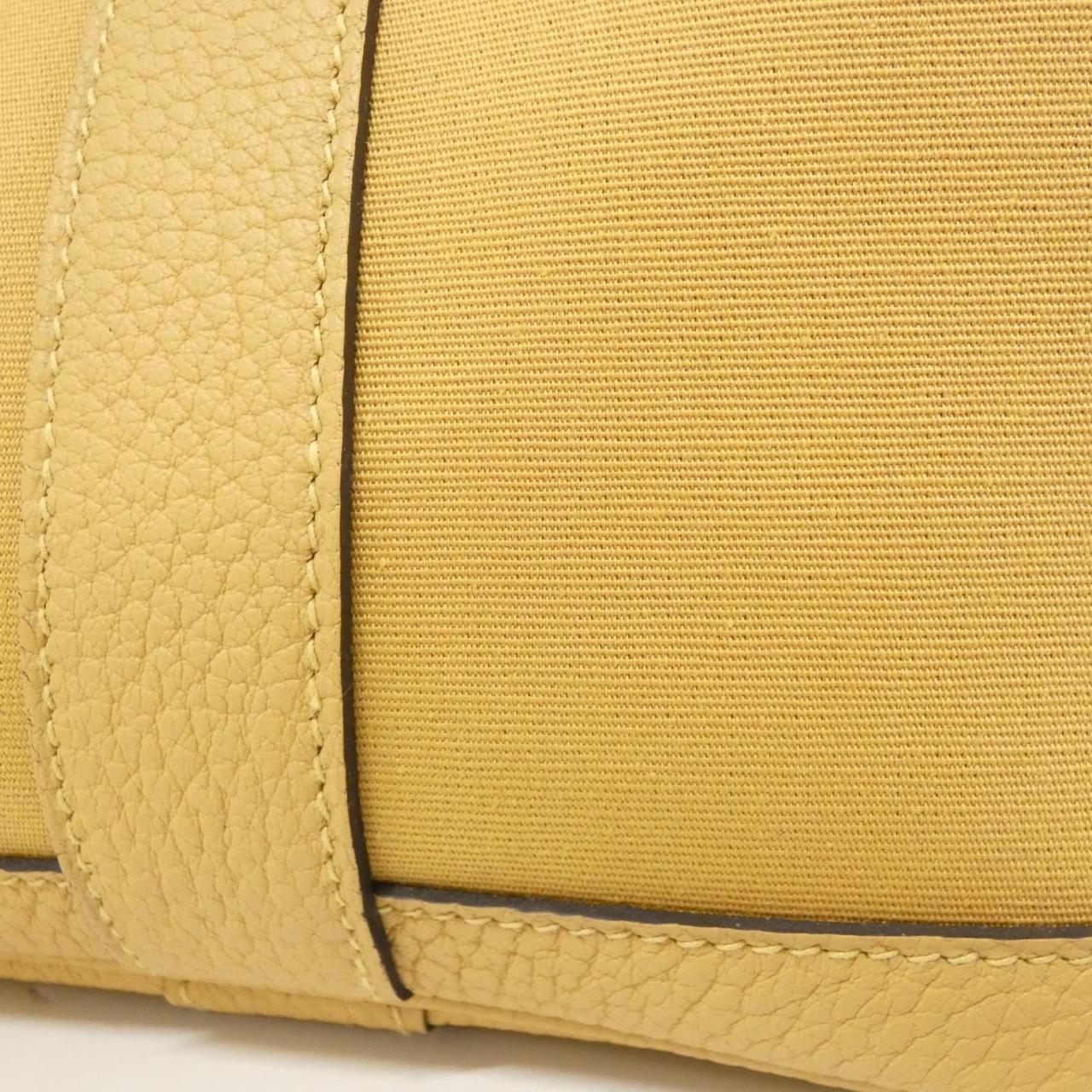 エルメス ガーデンパーティ30 トワルオフィシエ ネゴンダ ハンドバッグ