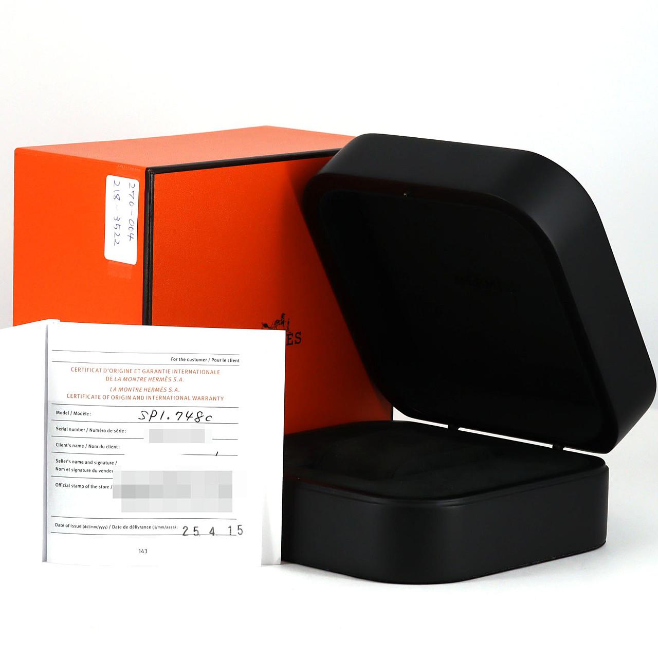 エルメス H08 チタニウム 自動巻