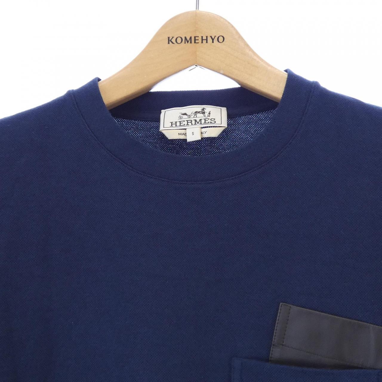 エルメス カシミヤ混Tシャツ