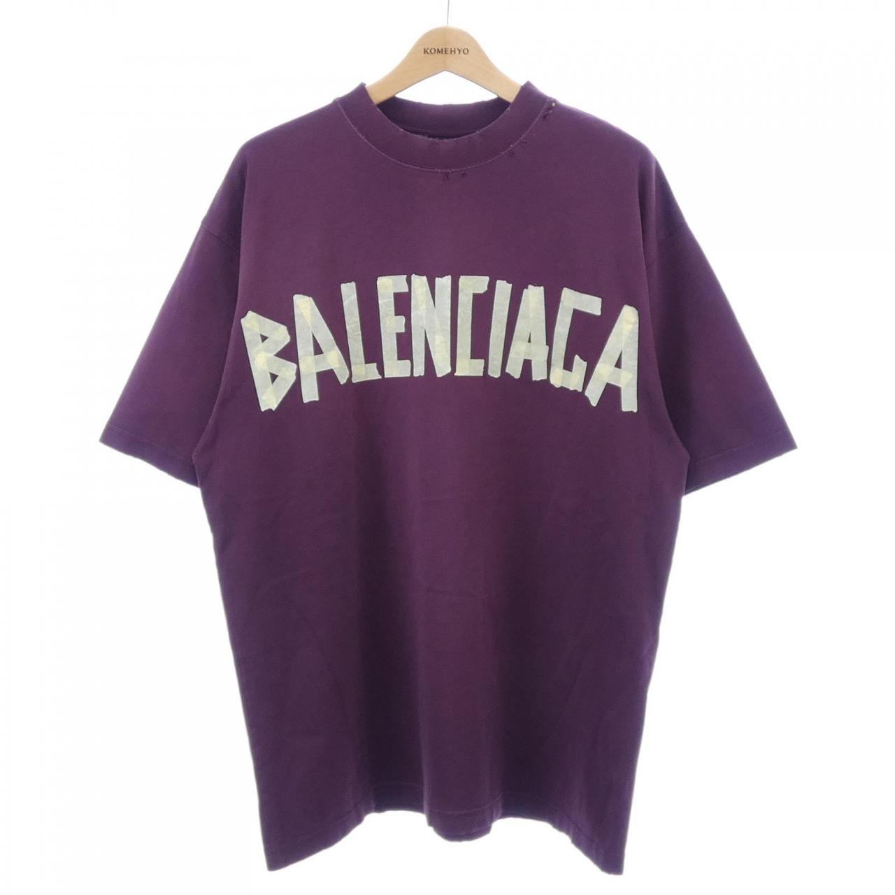 バレンシアガ TAPE TYPE コットンTシャツ