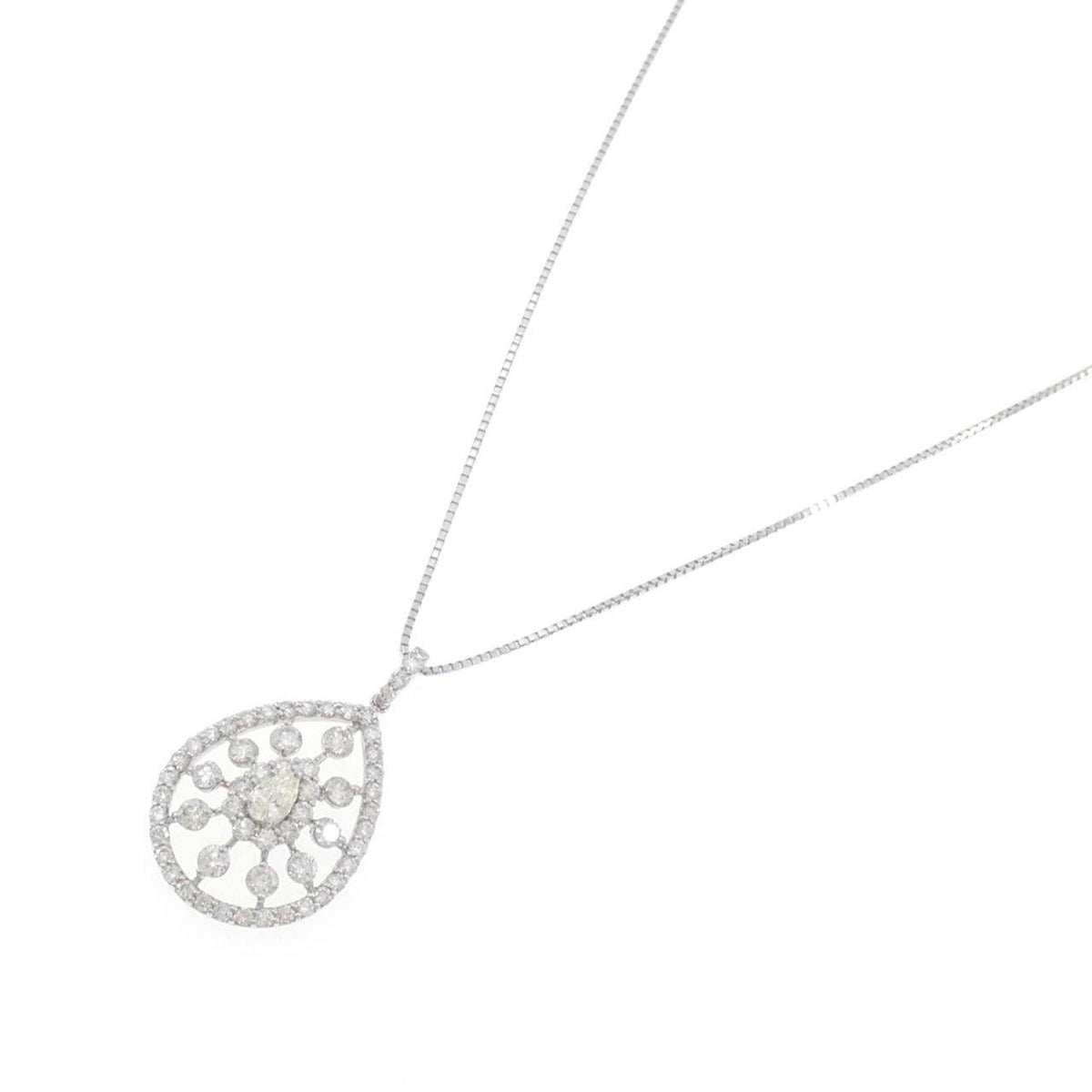 Pt900 Pt850 ダイヤモンド ネックレス